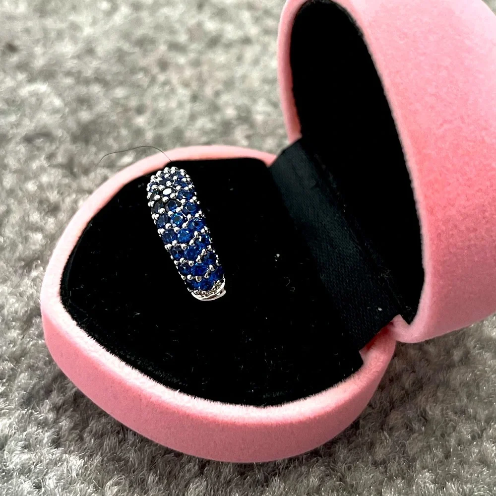 Swarovski Blue Maeva Ring Size 7 - Picture 2 of 5